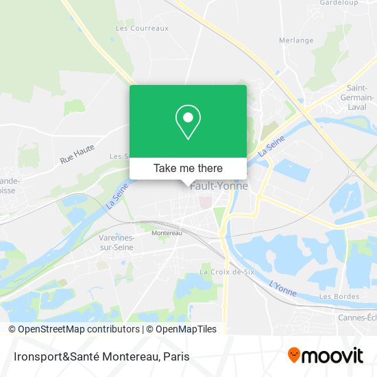 Ironsport&Santé Montereau map