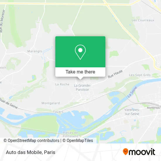 Auto das Mobile map