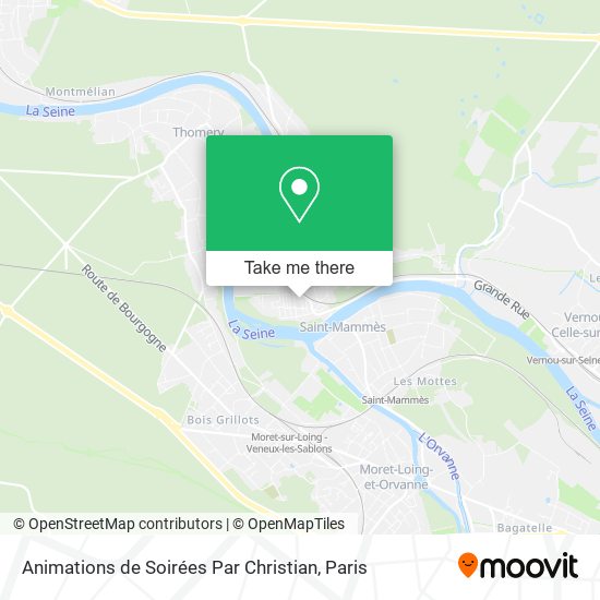 Animations de Soirées Par Christian map