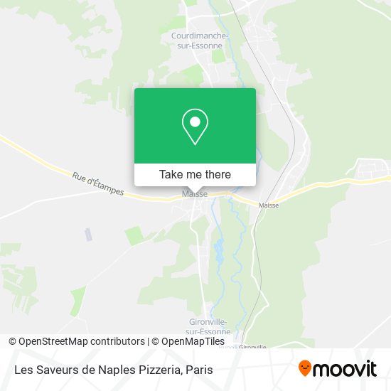 Les Saveurs de Naples Pizzeria map