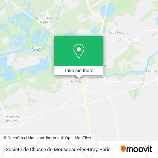 Société de Chasse de Mousseaux-les-Bray map