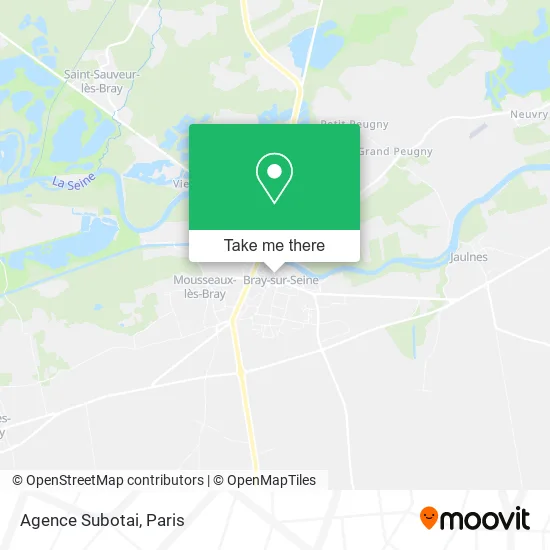 Agence Subotai map