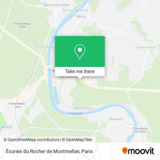 Écuries du Rocher de Montmelian map