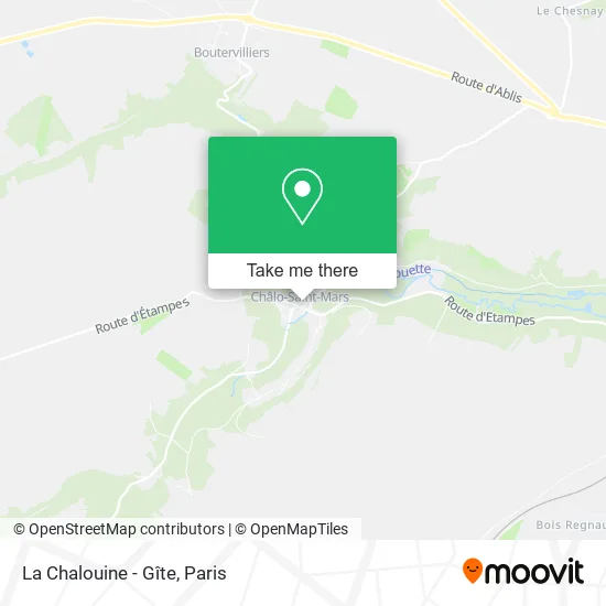 La Chalouine - Gîte map