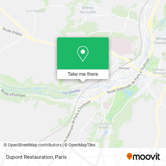 Dupont Restauration map