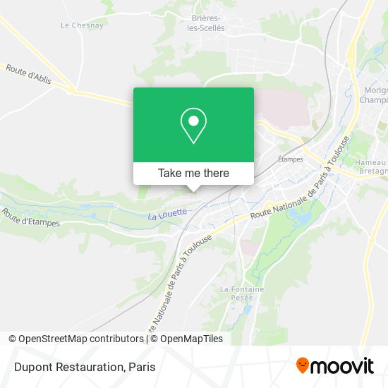 Mapa Dupont Restauration