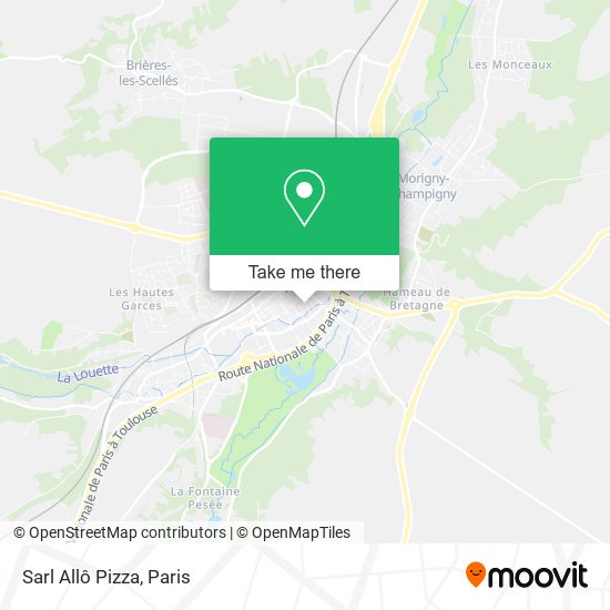 Sarl Allô Pizza map