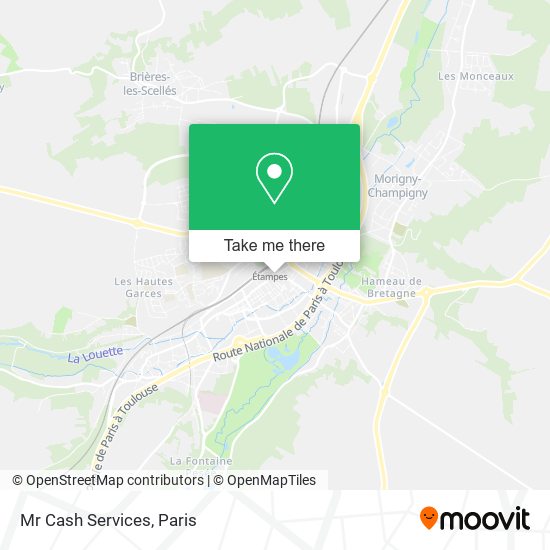 Mr Cash Services map