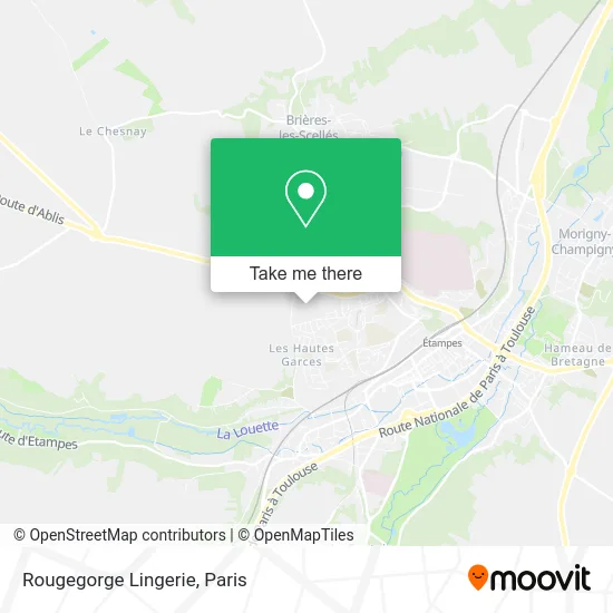 Rougegorge Lingerie map