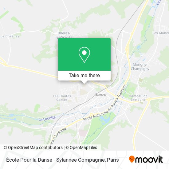 École Pour la Danse - Sylannee Compagnie map