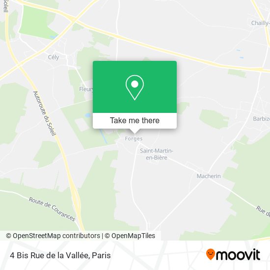 4 Bis Rue de la Vallée map