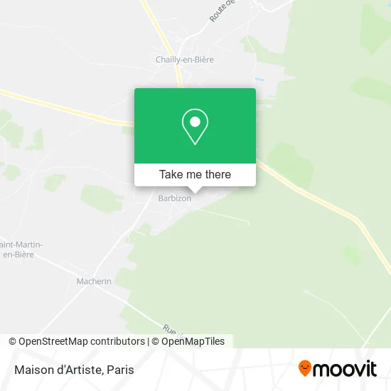 Maison d'Artiste map