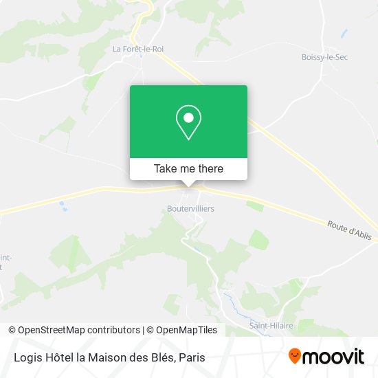 Logis Hôtel la Maison des Blés map