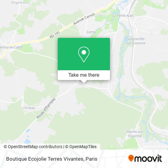 Boutique Ecojolie Terres Vivantes map