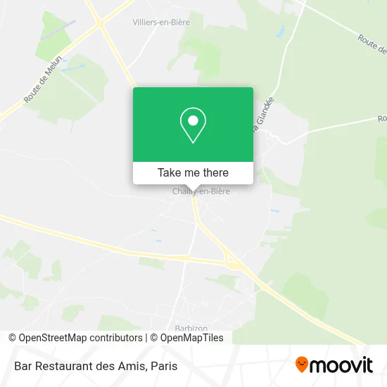 Bar Restaurant des Amis map