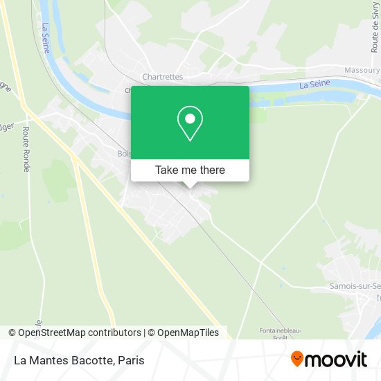 La Mantes Bacotte map