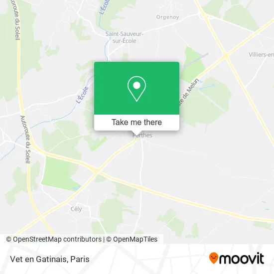 Vet en Gatinais map