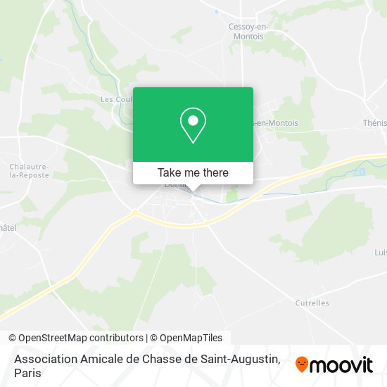 Association Amicale de Chasse de Saint-Augustin map