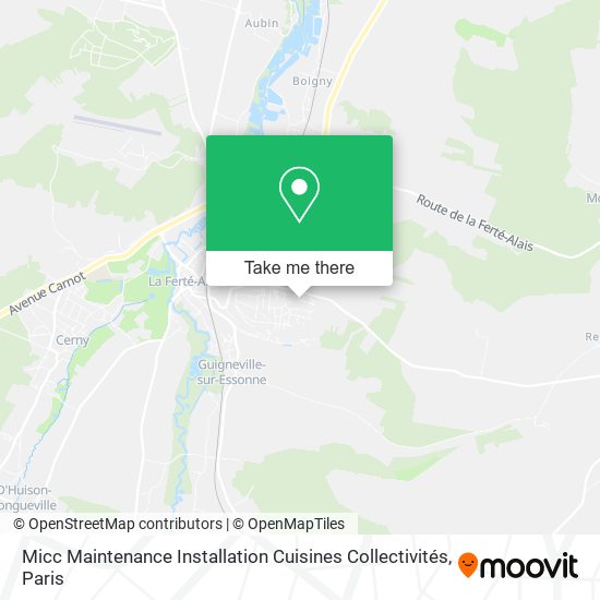 Micc Maintenance Installation Cuisines Collectivités map