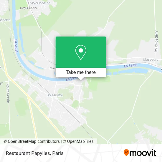 Restaurant Papylles map