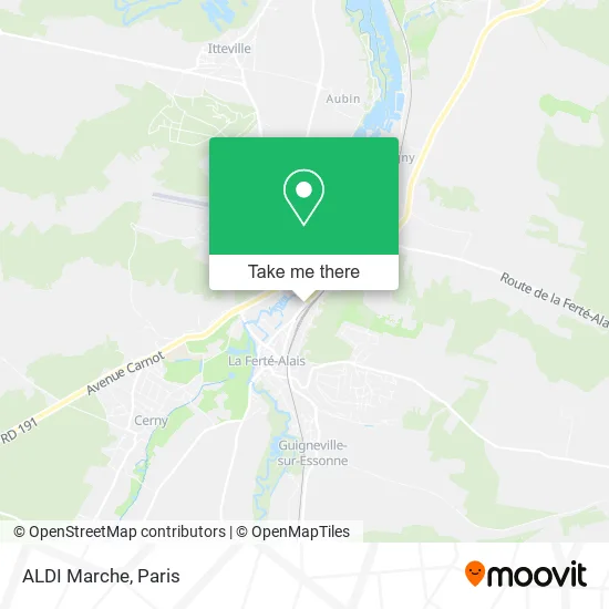 ALDI Marche map
