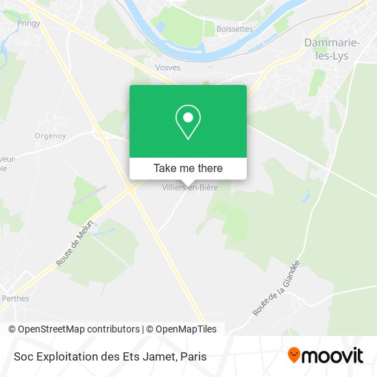 Soc Exploitation des Ets Jamet map