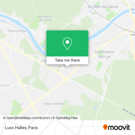 Luso Halles map