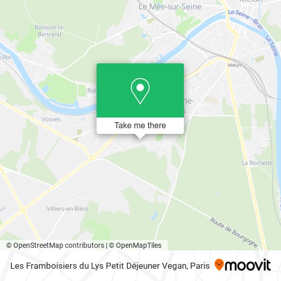 Les Framboisiers du Lys Petit Déjeuner Vegan map