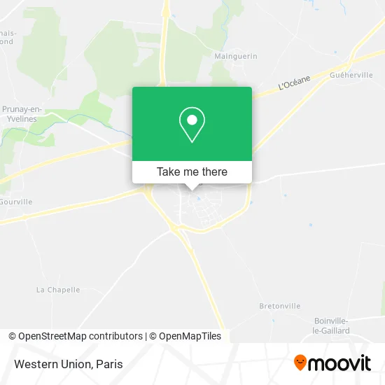 Western Union map