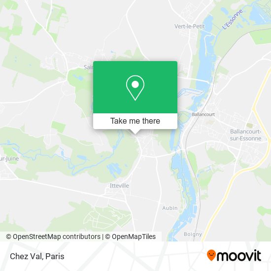 Chez Val map