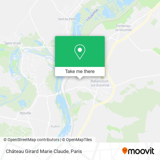 Château Girard Marie Claude map