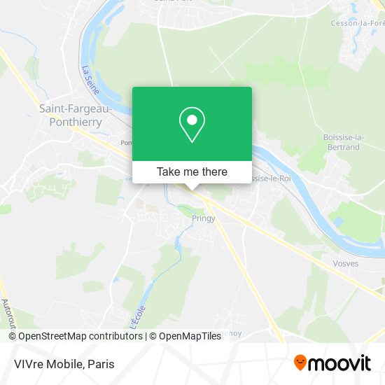 VIVre Mobile map