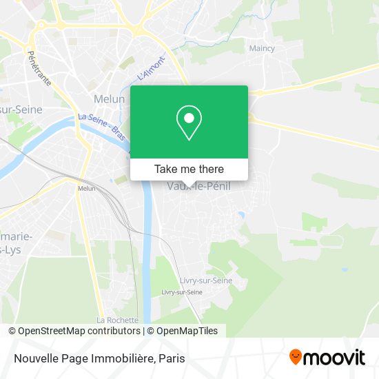 Mapa Nouvelle Page Immobilière