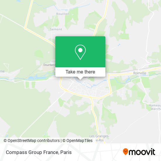 Mapa Compass Group France