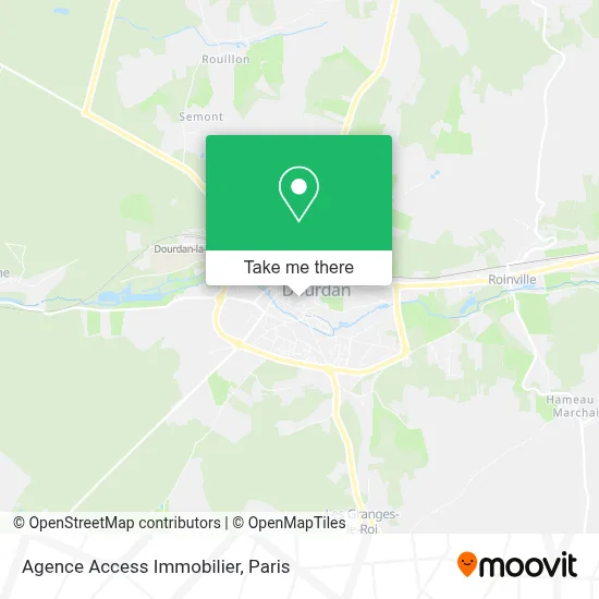 Agence Access Immobilier map