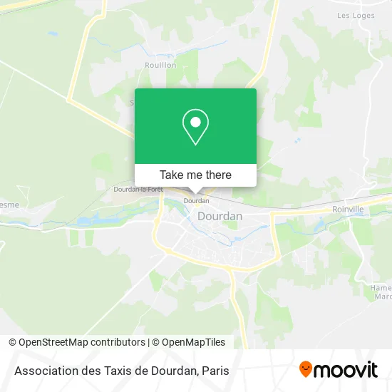 Association des Taxis de Dourdan map