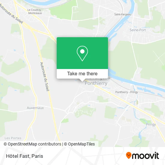 Hôtel Fast map