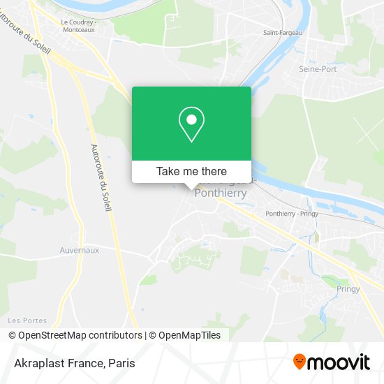 Mapa Akraplast France