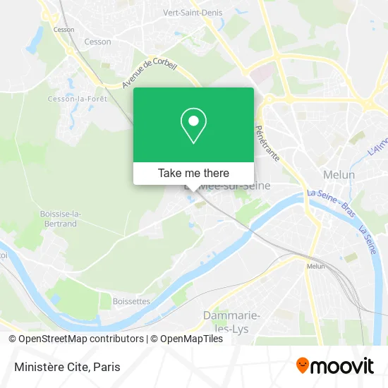 Ministère Cite map