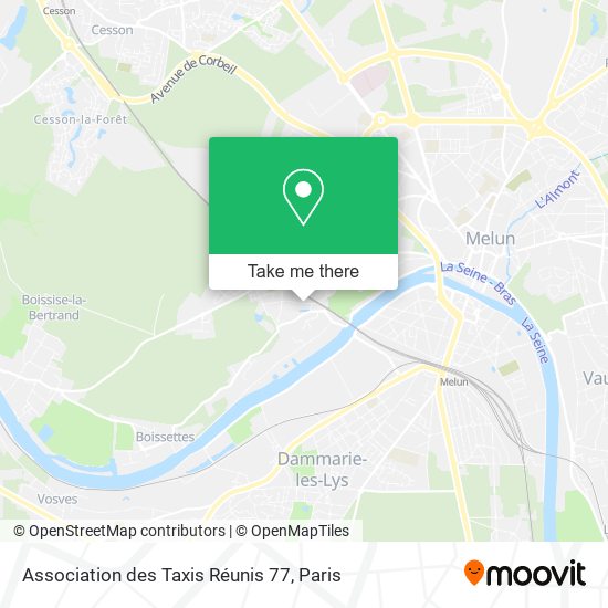 Association des Taxis Réunis 77 map