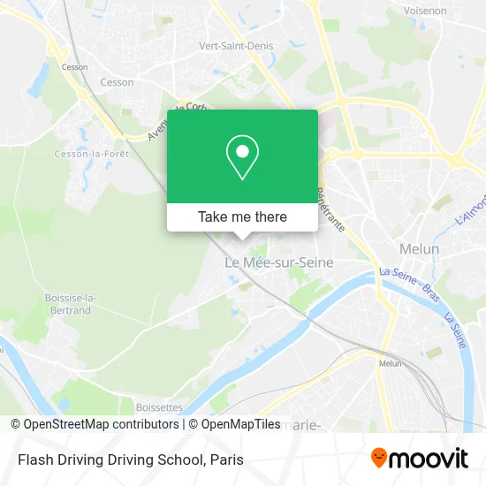 Flash Driving Driving School map
