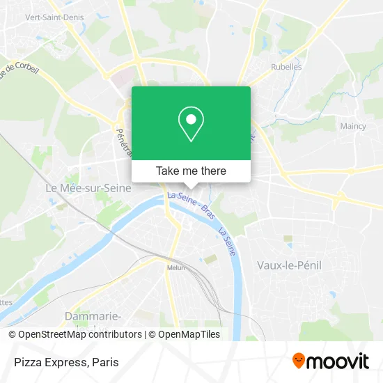 Pizza Express map