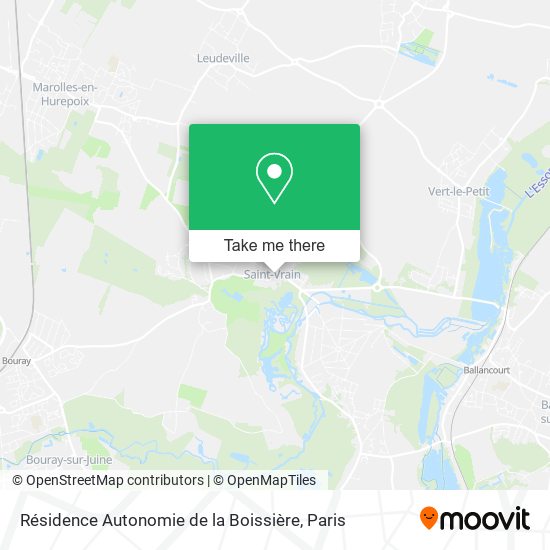 Résidence Autonomie de la Boissière map