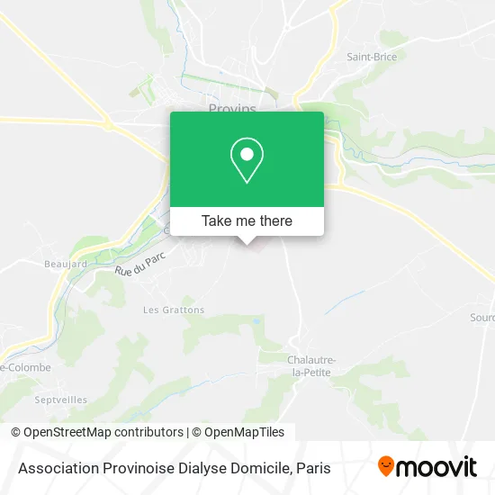 Association Provinoise Dialyse Domicile map