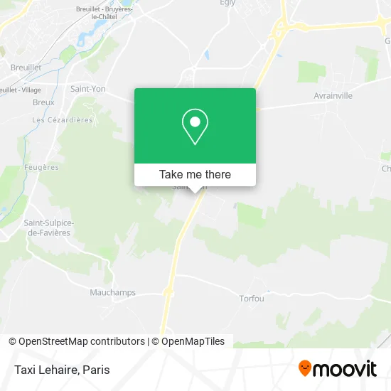 Taxi Lehaire map