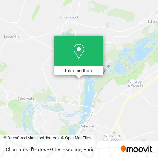 Chambres d'Hôtes - Gîtes Essonne map