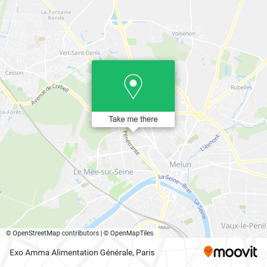 Exo Amma Alimentation Générale map
