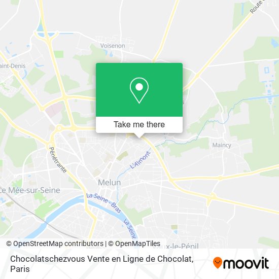 Chocolatschezvous Vente en Ligne de Chocolat map