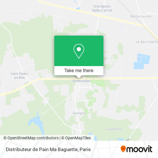 Distributeur de Pain Ma Baguette map