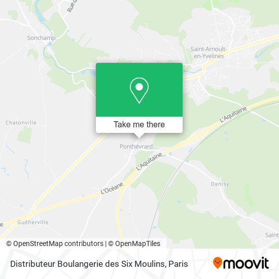 Mapa Distributeur Boulangerie des Six Moulins